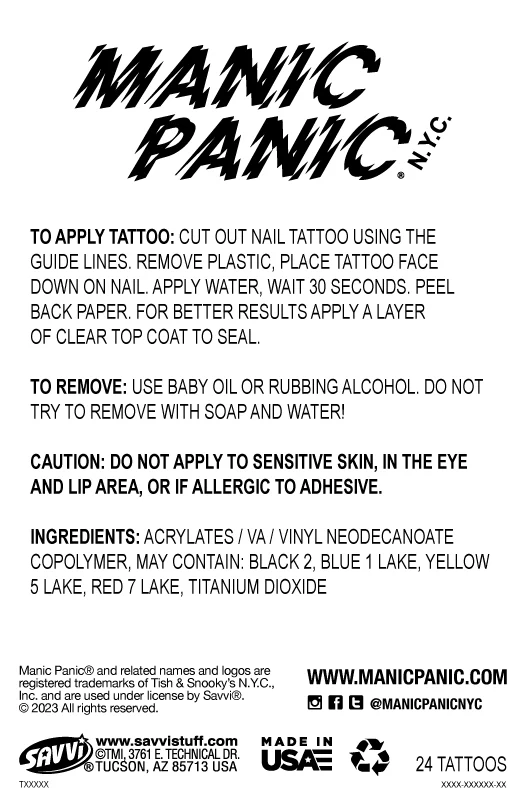 Electric Amethyst™ Nail Tattoos