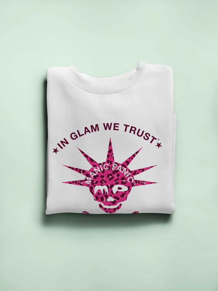 In Glam We Trust Pink Cheetah Sweatshirt -Manic Panic® UNISEX